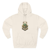 God Power Hoodie — Retro 3D Faith Graphic Fleece Hoodie
