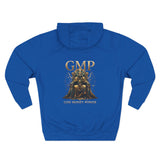 GMP Gold Throne Hoodie — God Money Power Graphic Hoodie