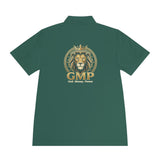 GMP Lion Crest Polo Shirt — Men's Athletic Club Logo Polo