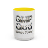 GMP God Money Power Chrome Accent Coffee Mug (11/15oz)