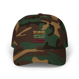 Dad Cap — "You Can Expect Better From Me But Respect My Power" Embroidered Statement Hat