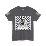 T-Shirt — 'God Money Power' Retro Buddha Graphic Tee