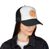 GMP Trucker Hat — 'God Money Power' Retro Logo Mesh Cap