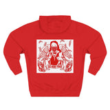 Three-Panel Fleece Hoodie