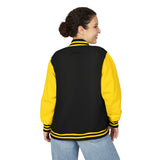 Letterman Jacket — 'Did I Just Say Power?' Retro Varsity Jacket