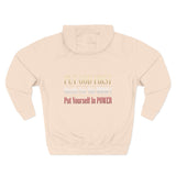 Three-Panel Fleece Hoodie