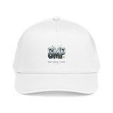 GMP Sparkle Logo Baseball Cap — Embroidered 'GMP' Retro Crest Hat
