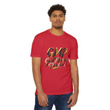 T-Shirt — GMP "God Money Power" Gold Script Graphic