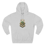 God Power Hoodie — Retro 3D Faith Graphic Fleece Hoodie