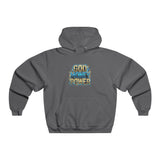 God Money Power Hoodie — Bold Retro Graphic Religious Statement Sweatshirt