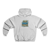 God Money Power Hoodie — Bold Retro Graphic Religious Statement Sweatshirt