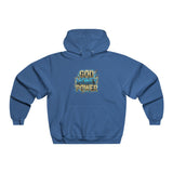 God Money Power Hoodie — Bold Retro Graphic Religious Statement Sweatshirt