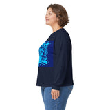 Long Sleeve Tee — 'God Money Power' Graphic Shirt