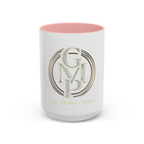 GMP Monogram Accent Coffee Mug — Gold Circle Initials (11/15oz)