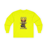 Long Sleeve Tee — GOD MONEY POWER Graphic Shirt