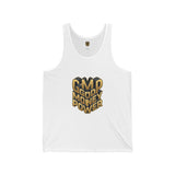 Good Money Power Tank Top — Retro 3D Gold Typography Muscle Tee