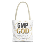 GMP God Tote Bag - 'GOD' Gold Emblem Canvas Tote