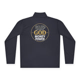 GMP GOD Quarter-Zip Pullover — Money Power Logo