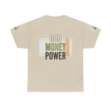 God Money Power Graphic Tee