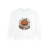 Pumpkin Jack-O'-Lantern Sweatshirt — "GMP God Money Power" Vintage Halloween Crewneck
