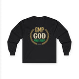 Money Power Long Sleeve Tee — “GMP GOD” Laurel Graphic