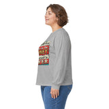 Long Sleeve Tee — “Put GOD First, Hustle for the MONEY, Put Yourself in POWER” Inspirational Graphic