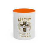 Money Power Accent Coffee Mug — GMP Cash Stack Design (11/15 oz)
