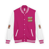 Letterman Jacket — "Put GOD First, Hustle For The MONEY, Put Yourself In POWER" Inspirational Varsity Coat