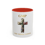 God Money Power Coffee Mug – GMP Cross Design (11oz & 15oz)