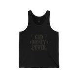 God Money Power Tank Top — Bold Inspirational Faith & Hustle Graphic Tank