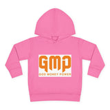 Toddler Hoodie — GMP (God Money Power) Bold Orange Logo