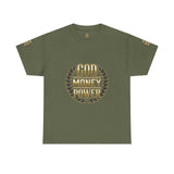 God Money Power Tee — Inspirational Faith & Success Graphic T-Shirt