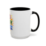God Money Power Accent Coffee Mug — Inspirational Faith & Prosperity Gift (11/15oz)