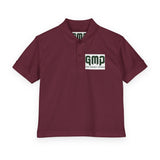 Youth Polo Shirt — GMP (Good Money Power) Chest Logo, Kids' School & Casual Polo