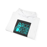 God, Money & Power Hoodie — Neon Retro Graphic Pullover