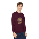 Youth Long Sleeve Tee — Gold Lion 'GMP' Athletic Team Shirt