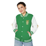Letterman Jacket — GMP Gold Money Power Rose Varsity Jacket
