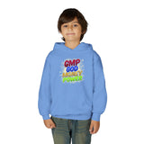 Youth Hoodie — GMP God Money Power Rainbow Graphic