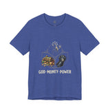 God Money Power Tee — Faith & Prosperity Graphic T-Shirt