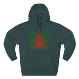 Hoodie — Red & Green Saint Graphic Pullover
