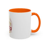 God Money Power Accent Coffee Mug — Motivational Faith & Wealth Design (11/15 oz)