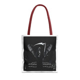 Angel Of Death Grim Reaper Wings Tote Bag — Gothic Scythe Design