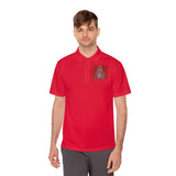 Polo Shirt — Religious Graphic 'God Money Power' Chest & Back Print