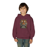Tiger 'God Money Power' Youth Hoodie — Bold Graphic Pullover for Kids