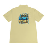 God Money Power Polo Shirt — Men's Graphic Sport Polo