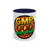 GMP God Money Power Coffee Mug – Bold Comic-Style Accent Mug (11/15oz)
