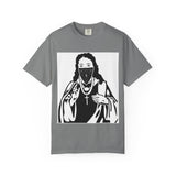 T-Shirt — 'God Money Power' Graphic Tee (Bandana Madonna Front)