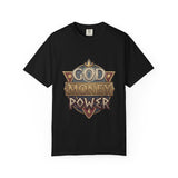 God Money Power Retro Crest T-Shirt