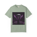 Angel Of Death- T-Shirt — Gothic Angel Wings Graphic Tee (Purple Reaper Design)