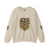 God Money Power Crewneck Sweatshirt — Patriotic American Flag Graphic